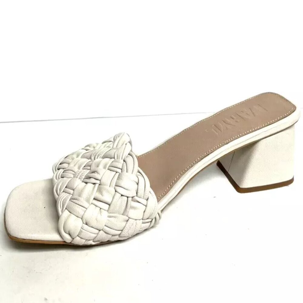 FarylRobin Womens Pippa Sandal Bone Leather Size 11 M
